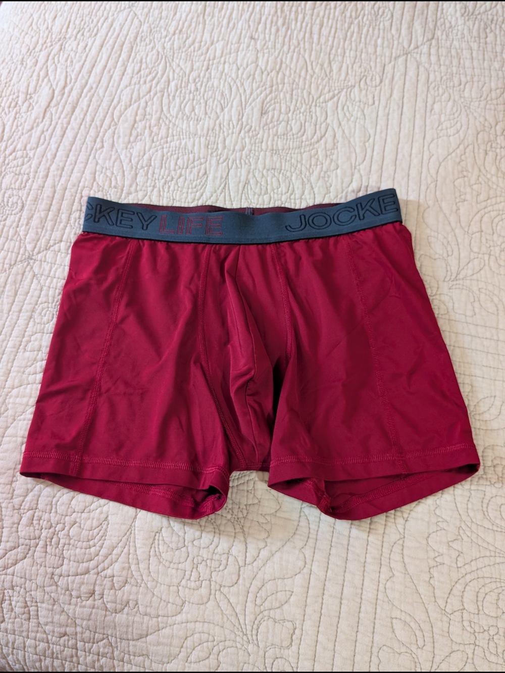 Jockey Men's Red Performance Boxer Briefs